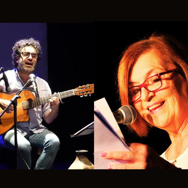 Canciones y textos con Fabio Herrera y Silvia Chumilla