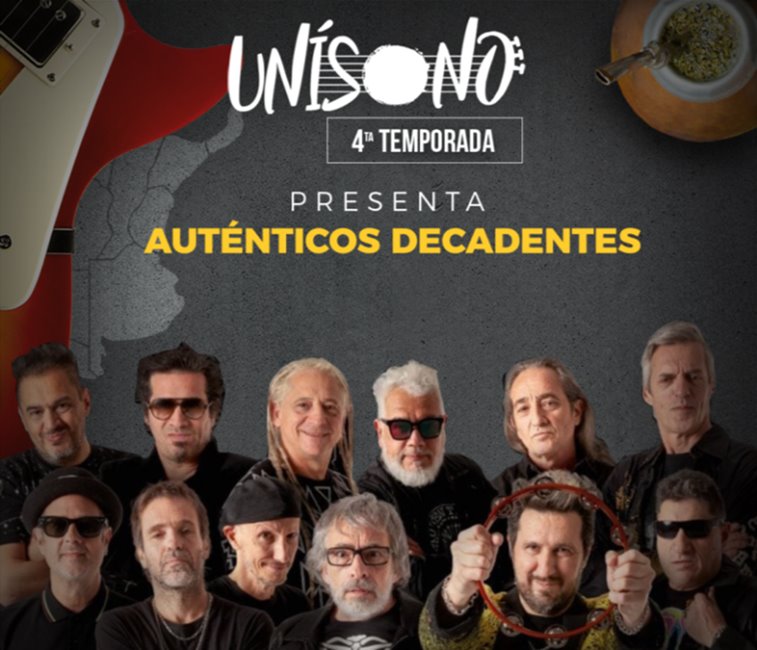 Leia Unísono con Auténticos Decadentes  por TV Pública