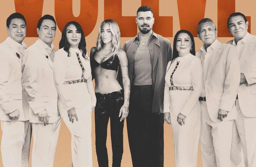 RICKY PRESENTA UNA NUEVA VERSIÓN DE «VUELVE» JUNTO A TINI Y LOS ANGELES AZULES!