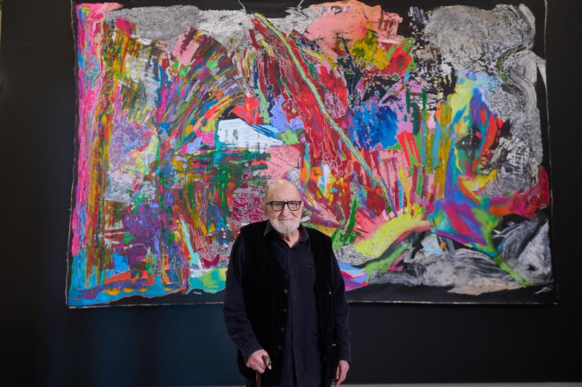«EL OJO QUE MIRA» OBRA FRASE DE LUIS FELIPE NOÉ  INAUGURA EN EL MUSEO MAR