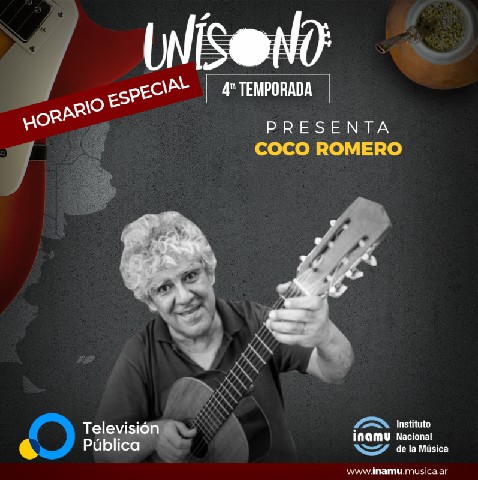 Unísono con Coco Romero por Televisión Pública