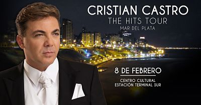 Cristian Castro llega a Mar del Plata