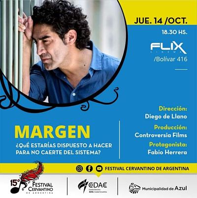 La película marplatense Margen participará en el Festival Cervantino 2021