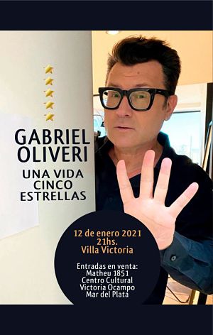 Gabriel Oliveri llega a Mar del Plata con  Una vida cinco estrellas