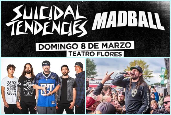 Suicidal Tendencies y Madball juntos en Argentina