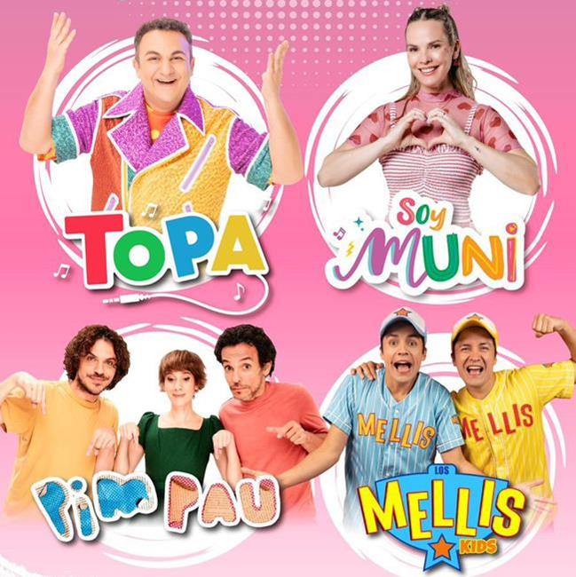 LLEGA A MAR DEL PLATA  BENDU ARENA FESTIVAL KIDS.                                                  