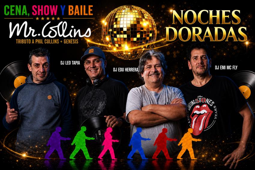 NOCHES DORADAS PRESENTA UNA NOCHE PARA VOLVER A BAILAR LOS GRANDES CLÁSICOS