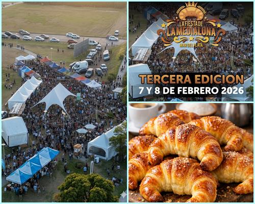 LLEGA LA TERCERA FIESTA DE LA MEDIALUNA Y MAR DEL PLATA 