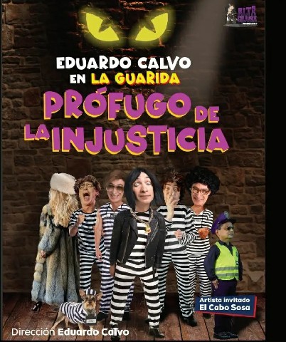 Eduardo Calvo presenta  «Prófugo de la injusticia» en La Guarida 