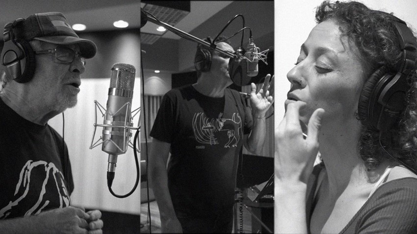 Leon Gieco, Ricardo Mollo y Luna Monti le cantan «A MERCEDES»