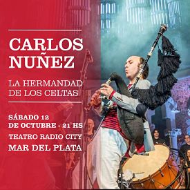 Carlos Nuñez llega a Mar del Plata con su show La hermandad de los Celtas