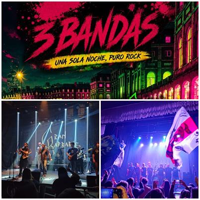 TRES BANDAS, UNA SOLA NOCHE: EL ROCK TOMA EL ESCENARIO DEL CCAVE