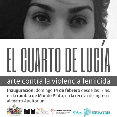 INAGURAN EL CUARTO DE LUCÍA ARTE CONTRA LA VIOLENCIA FEMICIDA