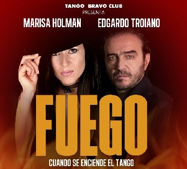  Marisa Holman y Edgardo Troiano presentan «Fuego. Cuando se enciende el tango»