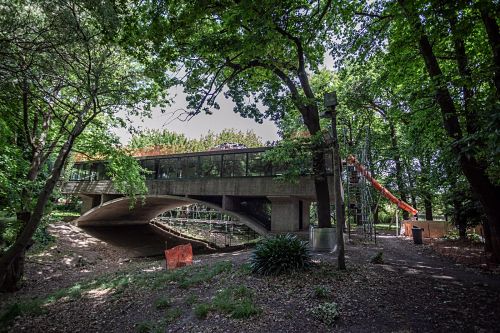 Avanzan las obras de recuperación de la Casa Sobre el Arroyo