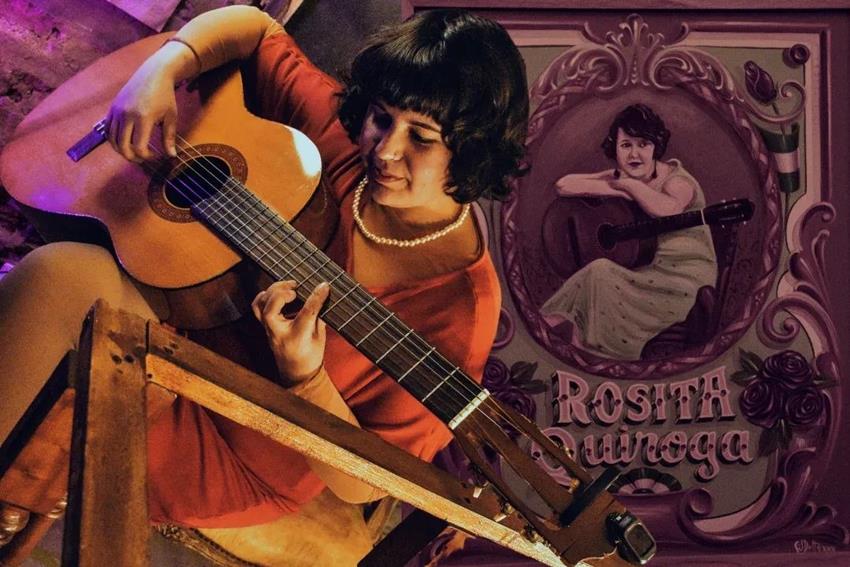 CELESTE GONZÁLEZ PRESENTA SU HOMENAJE A ROSITA QUIROGA 